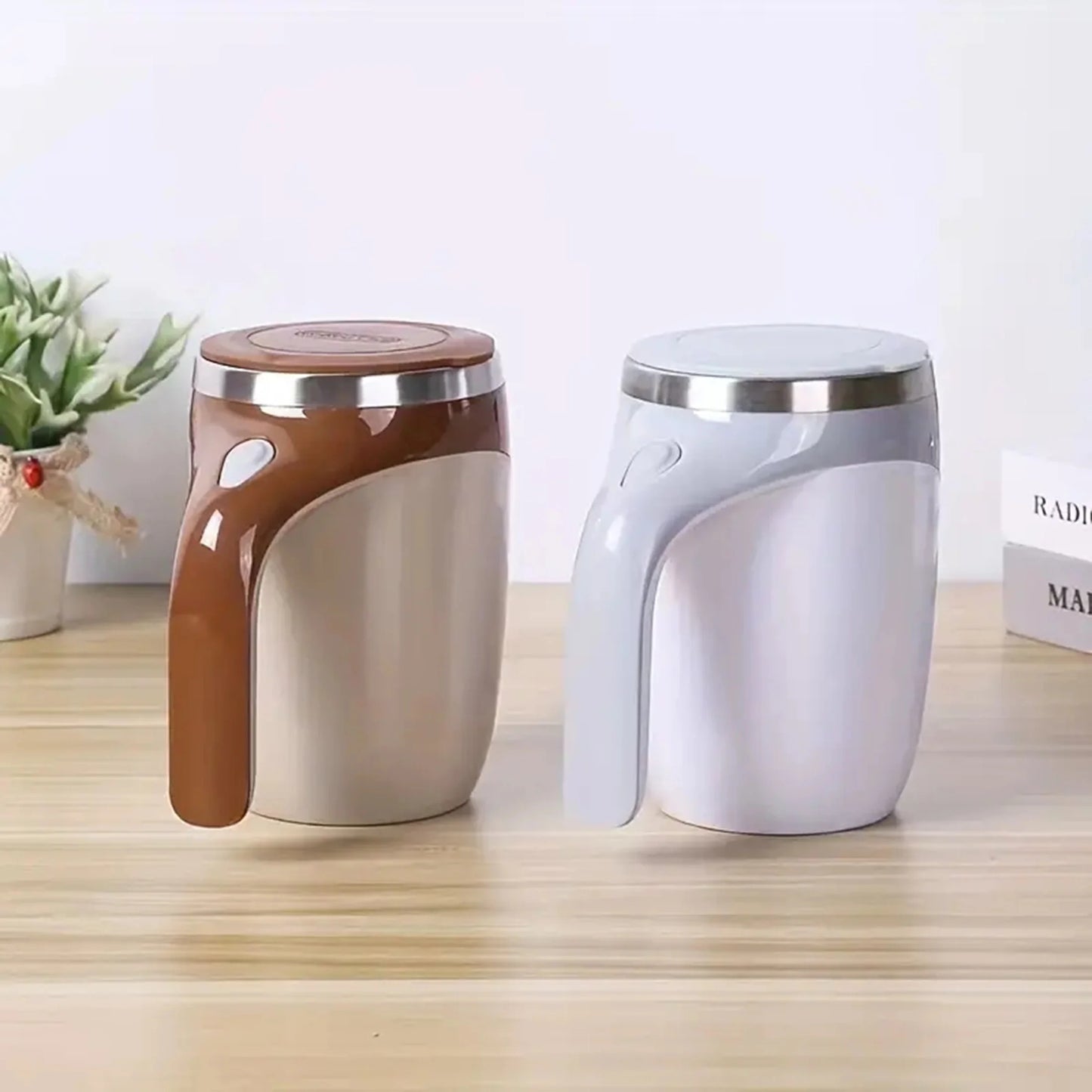 Automatic Stirring Magnetic Cup Charging Coffee Electric Lazy Milkshake Rotary Mixer Intelligent Stirring Thermos